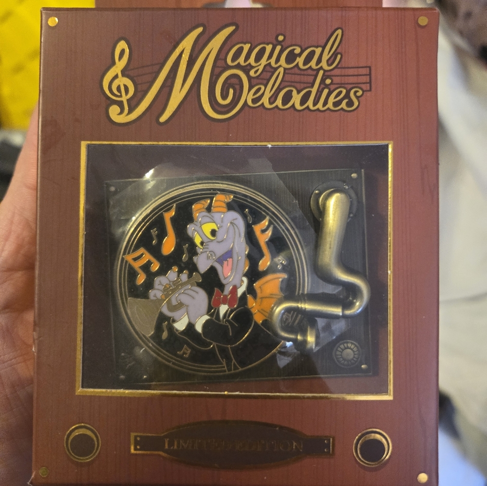 Figment Vinyl Record Pin LE 1500